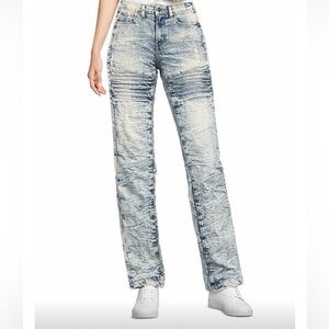 Essentials woman blue skinny jeans size 30 x 32